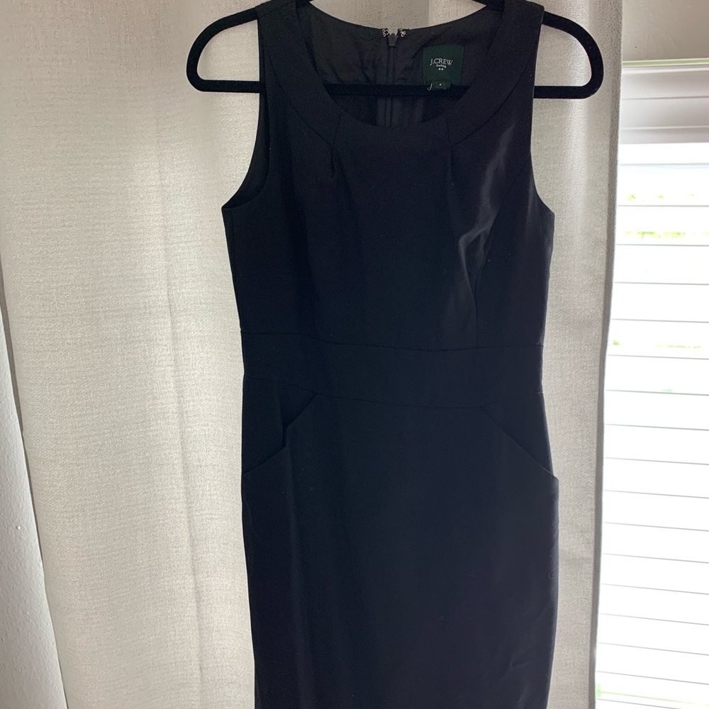 Jcrew Black Dress size 6, worn twice.